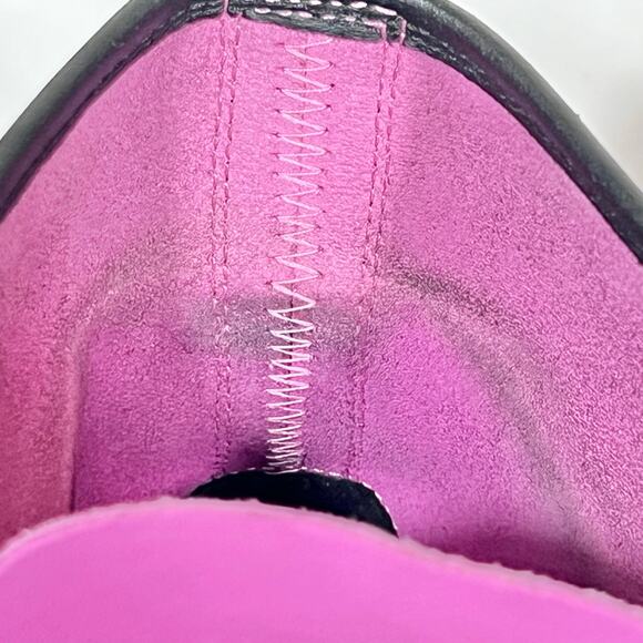 Dr. Martens Zavala Lace Up Combat Pink Leather Boots Women 8 LA004 Used - Picture 11 of 11